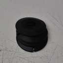 Uxcell Pipe Cover Decoration, 60mm-74mm PP Plastic Escutcheon Water Pipe Drain Line Cover Black 4pcs (60-74mm)