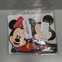 4 Pcs Set Mickey Minnie Silicone Travel Luggage Baggage Identification Labels ID Tag for Bag Suitcase Plane Cruise Ships with Belt Strap