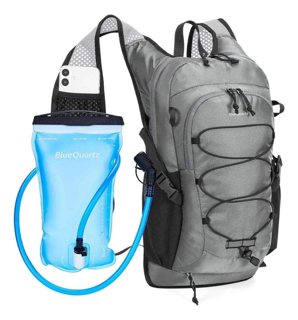 Blue Quartz Hydration Backpack with 2-Liter Water Bladder.