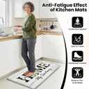 Home Wreath Kitchen Comfort Mat 36x20in Anti-Fatigue Kitchen Mats