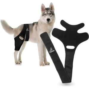 PetVest Dog Knee Brace for Torn Acl Hind Leg Support with Cruciate Ligament Injury Dog Brace Hind Leg Better Recovery with Adjustable Strap Leg Brace for Relieve Joint Pain, Muscle Sore (Small)