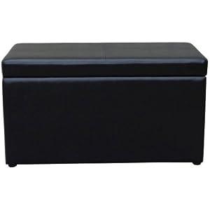 Better Homes and Gardens 30 Inch Hinged Storage Ottoman (Brown, 30-inch)
