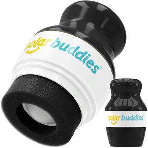 Solar Buddies Sunscreen Applicator – Blue – Refillable Roll-on Sponge for Sunscreens & Lotions – For Kids, Adults & Families – Holds 3.4Fl Oz – Perfect for Travel