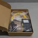 Tellegloww 1.5 FT 50 to 20 Amp Welder EV Distribution Adapter Compatible with NEMA 6-50P to 4X 5-20R/ 5-15R, 3 Prong Welder EV Male Plug 4X Household Outlet with 20A Circuit Breaker, ETL Listed