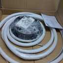 Modern LED Ceiling Light 31.8" Dimmable Black Flush Mount Ceiling Light with Remote 7 Rings 130W 3000K-6500K Ceiling Lamp for Living Room,Bedroom,Kitchen