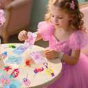 Roaring Good Time Mermaid Party Favors Mermaid Party Decorations Mermaids Goodie Bags Little Mermaids Birthday Decorations for Sea Birthday Decor Baby Shower Rewards Pinata Supplies (Purple 1)