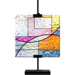 DTK Easel Stand,Adjustable Tabletop Easel for Picture Frame up to 24.8" H,Poster Display Stand for Signs,Art or Picture,Metal Display Stand for Home,Events or Shop,Height Adjustable Art Easel(Black)
