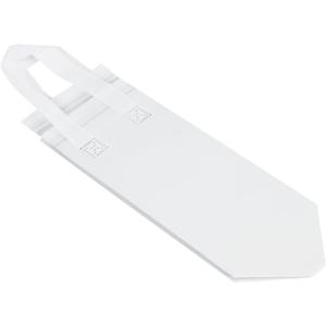 Restaurantware Insulated Delivery Bags 100 Count 4.724 x 3.937 x 11.024 Inches Nonwoven Take Out Bags For Food With Sturdy Handles, White Insulated Grocery Bags Tamper-Evident Foldable