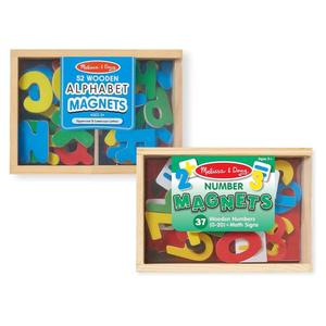 Melissa & Doug Deluxe Magnetic Letters and Numbers Set – 89 Wooden Alphabet Magnets & Numbers, Educational Learning Toys for Preschool Kids Ages 3+