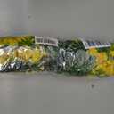 Fake Flowers Yellow Fall Flowers for Outdoors - 8 Bundles Artificial Mums UV Resistant for Home Garden Window Fall Decor