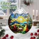 3 x Christmas Ornament, Christmas Tree Decor, Christian Ornament, Nativity Scene, Religious Home Decor, Christian Gifts, Religious Gifts, Gift Exchange, Gift Idea - Pattern D