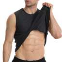 Different Touch Mens 2 Pack Active Gym Workout Sleeveless Shirts Quick Dry Crew Neck Muscle Tank Top (XL)