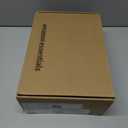 Amazon Essentials Women's Moc Toe Combat Boots (6, Ecru Faux Leather)