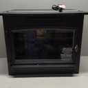 duraflame Freestanding Electric Fireplace Stove Heater with 3D Flame Effect for 1,000 Sq. Ft. Room, Black