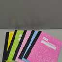 (5) Mead Composition Book, Wide Ruled, 100 sheets, 93/4" x 71/2", Assorted Colors