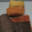 MIULEE Pack of 4 Orange/Yellow Couch Throw Pillow Covers 18x18 Inch Halloween Soft Decorative Chenille Pillows Farmhouse Accent Cushions for Boho Home Decor Spring Sofa Bedroom Living Room