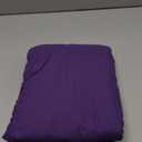 Extra Deep Full Fitted Sheet - Hotel Luxury Single Fitted Sheet Only - Easily Fits 18 inch to 24 inch Mattress - Ultra Soft, Wrinkle Free w/Extra Deep Pockets - Easy-Care, Breathable & Comfy - Purple