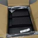 Spacrea Metal Desk Organizers and Accessories, Dual Monitor Stand Riser with Drawer and 2 Pen Holders, Book Racks, Desk Accessories & Workspace Desktop Organizers for Office Supplies (Black)