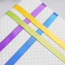 2 x MEEDEE 3/8 Inch Satin Ribbon Set 10 Rolls Rainbow Double Face Ribbon for Gift Wrapping, 5 Yards Each (Total 50 Yards), Decorative Ribbon for Presents & Party Favors
