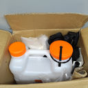 VEVOR Battery Powered Backpack Sprayer, Electric Back Pack Sprayer 4 Gallon, 2 Wands & 8 Nozzles, Adjustable 0-90 PSI, 4H Runtime, Portable Lawn & Garden Sprayers for Weeding, Spraying, Cleaning,Battery kit included