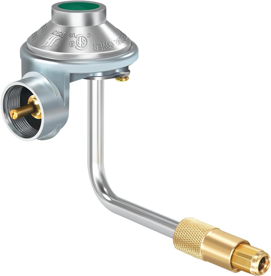 GasSaf Griddles Regulator for Blackstone 17/22 Inch Tabletop Griddles, Grill Regulator Parts Connect 1 lb to 20 lb Propane Tank