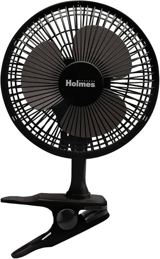 Holmes 6in Personal Table Fan Black