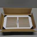 Fits 12x6 Duct Opening | Steel Return Air Grille by Handua | Vent Cover Grill for Sidewall and Ceiling | White | HVAC Cold Air Intake Grille | Outer Dimensions: 13.75"W X 7.75"