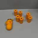 VETRESKA Dog Poop Bag Dispenser with Citrus Scented Waste Bags, Leak Proof, Extra Thick and Large Pet Poop Bags for Walking Dog and Cats Litter, 1 Count Holder and 105 Bags, Orange