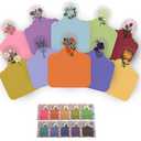 Mr. Pen- Plastic Transparent Bible Journaling Sticky Notes, 10 Pads, 200 Sheets, Botanical Design, Transparent Bible Sticky Notes with Stylish Protective Envelopes, Bible Study Supplies