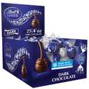 Lindt LINDOR Dark Chocolate Candy Truffles, Dark Chocolate with Smooth, Melting Truffle Center, 25.4 oz., 60 Count (EXP 07/31/26)