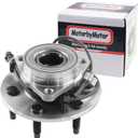 MotorbyMotor 515036 Front Wheel Hub and Bearing Assembly 4WD with 6 Lugs for Chevy Silverado Tahoe Avalanche Suburban Express 1500, GMC Sierra Yukon Savana, Cadillac Escalade ESV EXT w/ABS