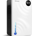 120 Oz Dehumidifiers for Home (1000 Sq.Ft), Dehumidifier for Basement with Drain Hose, Digital Display, Timer Setting, Auto Shut Off, Silent Mode Dehumidifier for Bedroom, White