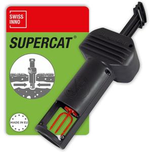 SWISSINNO Gopher & Vole Trap PRO SuperCat  Reusable Tunnel Trap with Dual-Trigger System  Easy to Set, Made in Europe  High Catch Rate - 1 Pcs