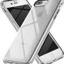 TENOC Phone Case Compatible with iPhone Air, Glitter Case Clear Sparkling Protective Bumper Cute Cover for Girls Women