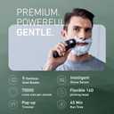 Panasonic ARC5 Electric Razor for Men with Pop-Up Trimmer, Wet/Dry 5-Blade Shaver, Men's Electric Razors for Shaving Face with Intelligent Shave Sensor and 16D Pivoting Head, ES-LV67-K (Black)