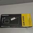 Dasbecan Left Driver Side Sun Visor Compatible with Mazda CX-9 2010-2015 Replaces# TDY1-69-320 Gray with Mirror and Vanity Light