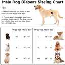 5 Pack Dog Diapers Male Reusable, Premium Belly Bands for Male Dogs, High Absorbing Male Dog Pee Wraps for Doggie in Incontinence or Excitable Urination and Training,Light Gray,M