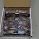 Yogo Vision Magnifying Glasses for Reading, High Magnification One Power Magnifier Readers Cateye for Women 5 pk