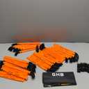 GHB Hex Agility Rings Speed Rings Portable Hexagon Rings, Agility Hurdles for Agility Footwork Training with Carrying Bag