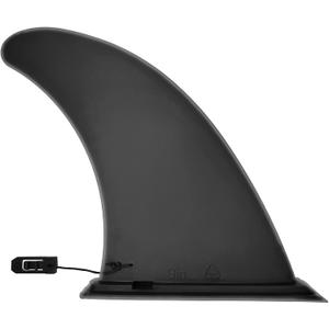 9" Paddle Board Fin Replacement Universal, Nylon Fiberglass Reinforced, No-Tool Installation, Single Center Fin for Most Inflatable SUPs, Surfboard, Stand-up Paddleboard, Longboard