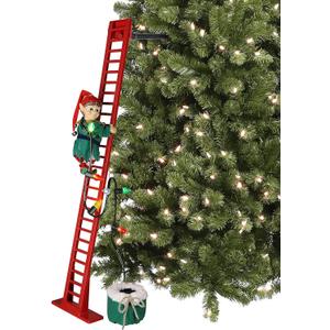 Mr. Christmas Super Climber Musical Animated Indoor Christmas Decoration, 42 Inches, Elf Mr. Christmas Super Climber Musical Animated Indoor Christmas Decoration, 42 Inches, Elf
