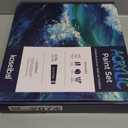 koseibal Acrylic Paint Set - Art Painting Supplies Kit for Kids & Adults with 24x22ml Acrylic Paints, 8 Brushes, 1 Painting Pad & Palette - Idea Gift Painting Kit for Student (24color+34pcs)