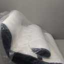 3Pcs Wedge Pillow Set for After Surgery,Acid Reflux Relief, Adjustable Bed Wedge Pillows for Sleeping,Anti Snore, Memory Foam Triangle Pillow for Back&Neck&Shoulder Pain Relief, White&Grey (12 IN+1 Head pillow)