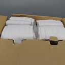 MIULEE Pinch Pleated Thick Linen Curtains 90 Inches 4 Panels Set Ivory Cream Back Tab Memory Trained Pinch Pleat Semi Sheer Light Filtering Privacy Curtains Window Drapes for Living Room Bedroom Birch