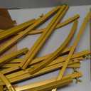 Gold Round Backdrop Stand, Round Backdrop Stand, Stable Enlarged Base Iron Circle Arch Frame for Wedding Party Lawn Decoration,Circle Arch Kit for Birthday, Wedding, Graduation, Photo Background Party