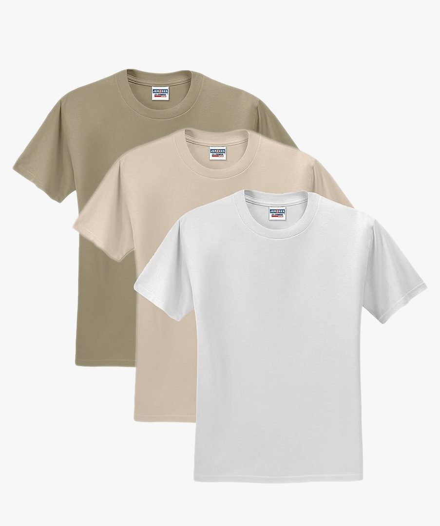Jerzees Men's Dri-Power 50/50 Short Sleeve T-Shirts 29MR - Make Your Own Assorted Color Set, Large