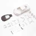 Karosserie Chevrolet Corvette C8R Mini-Z + Felgen 2WD Ohne Lackierung