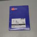 Avery Glossy Clear Rectangle Labels, Sure Feed Technology, 5" x 3.5", 200 Glossy Clear Labels, Laser/Inkjet Printable