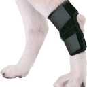 Agon Dog Leg Braces For Back Leg wrap hock compression protects wounds and helps heal hind legs rear ankle joint, preventing injuries, sprains providing stability for dogs, canines arthritis (Medium)