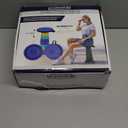 Upgraded XXL Collapsible Stool with Cushion 20.4", 440Lbs Max Weight, Wider & Taller Pop Up Seat, Heavy Duty Portable Retractable Folding Stool or Travel Foot Rest, Gift for Camping & Outdoors (9.8*9.8*20.4 IN, New Black)